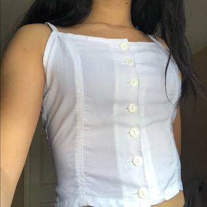 Vintage Button Front Top